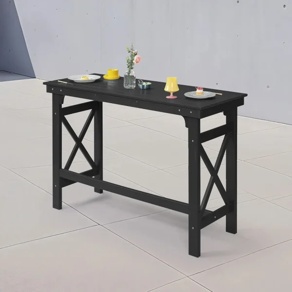 Obsidian 41" Rectangular Patio Bar Table